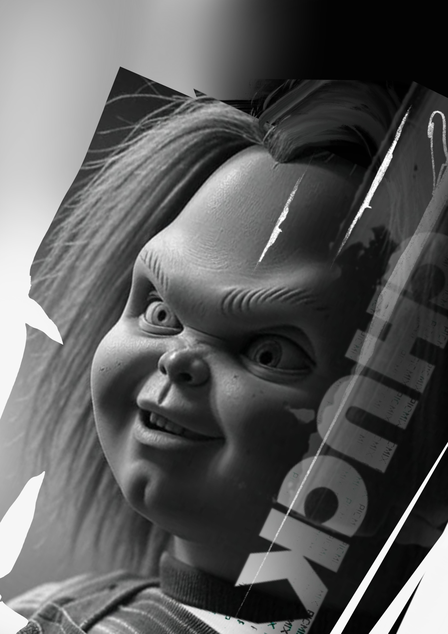 Dark realism doll design concept.